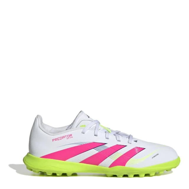 adidas Predator Childrens Astro Turf Football Boots White/Pink male 1 (33)