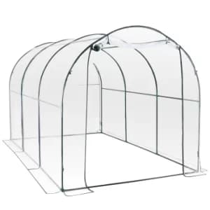 Outsunny Walk in Greenhouse, 3.5Lx2Wx2H m-Transparent