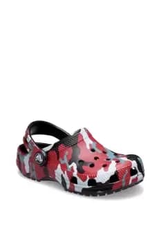 Black Kids Classic Camo Clog