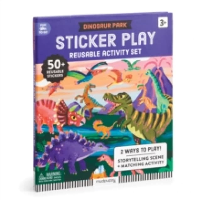 Dinosaur Park Sticker Play Reusable Activity Set Stickers