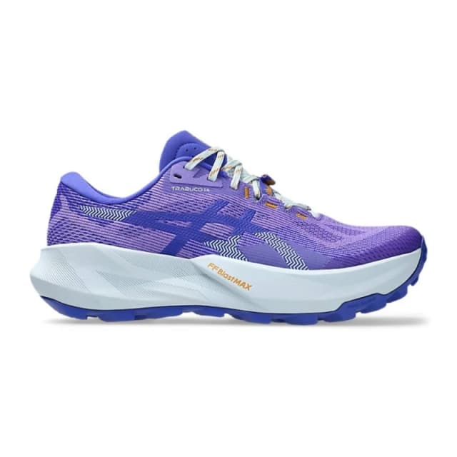 Asics Trabuco 14 Purple Orange SS26 Womens Shoes, Size 39 - EUR