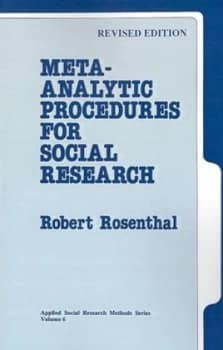 Meta-Analytic Procedures for Social Research by Robert Rosenthal Book