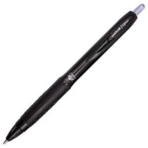 Uni-Ball Signo UMN-307 Rollerball Pen Gel Ink Retractable Tip 0.7mm Line 0.4mm Black Pack of 12 Pens