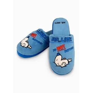 Mr Men & Little Miss - Mr Lazy Slippers UK Size 8-10