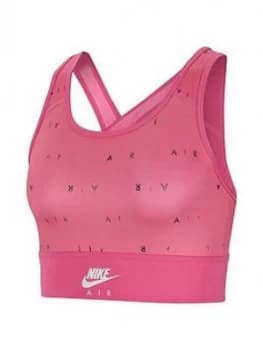 Nike Medium Support Swoosh Sports Bra - Fuchsia