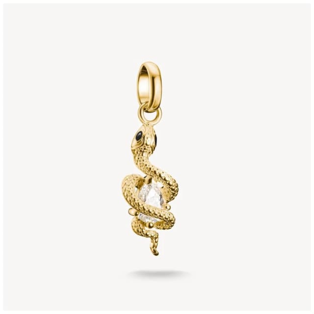 Thomas Sabo CC1264-565-14 Charm Pendant Snake With Stone Jewellery