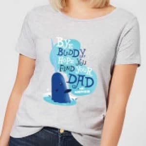 Elf Bye Buddy Womens Christmas T-Shirt - Grey - 3XL