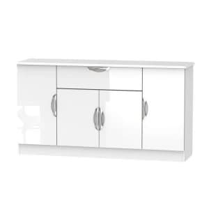 Indices 4-Drawer, 1-Door TV Unit - White