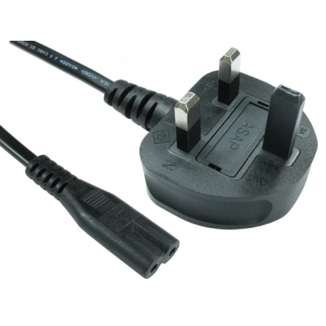 Cables Direct RB-298WH power cable Black 2m C7 coupler