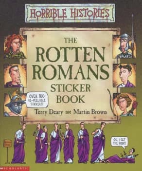 Rotten Romans Sticker Book by Terry Deary Paperback