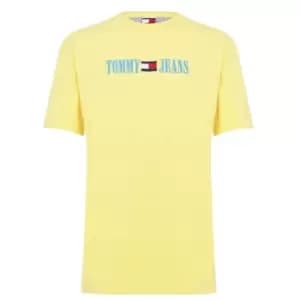 Tommy Jeans Liner Logo T-Shirt - Yellow
