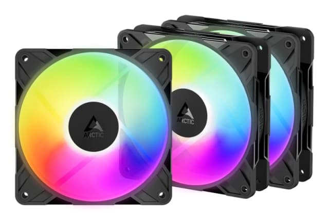 Arctic ARCTIC Freezer P12 Pro Reverse A-RGB - 3 Pack Computer case Fan 12cm Black 3 pc(s) ACFAN00333A