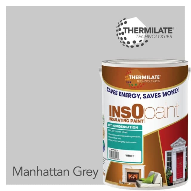 THERMILATE TECHNOLOGIES Anti Condensation Paint - 5L in Manhattan Grey Manhattan Grey Unisex 5L