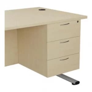Jemini Maple 3 Drawer Fixed Pedestal KF79869
