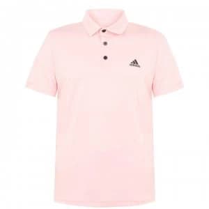 adidas Mens Tennis Fab Polo Shirt - HazeCoral