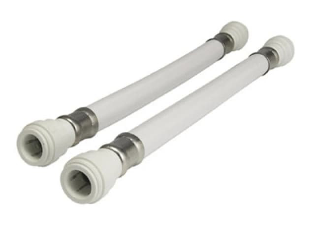 Jg Speedfit Push-Fit White Flexible Hose Wflx21, (L)0.5M X (Dia)15mm, Pack Of 2
