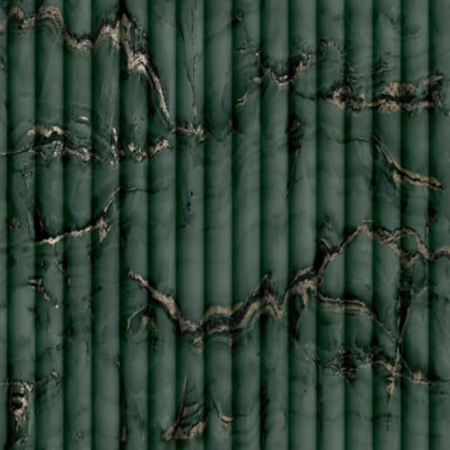 Fine Decor Fine Decor Fd43974 Bianco Fluted Marble, Deep Green