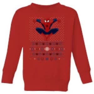 Marvel Avengers Spider-Man Kids Christmas Sweatshirt - Red - 11-12 Years