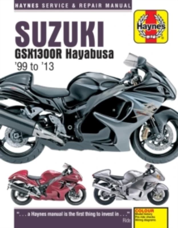4184 - Haynes Repair Manual For Suzuki GSX1300R 1999-2013 4184