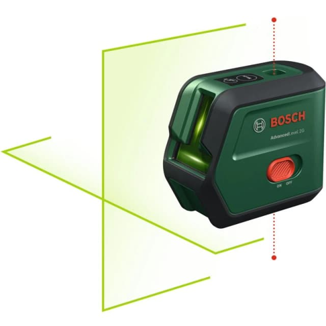 Bosch ADVANCEDLEVEL 2G Cross Line Green Laser Level ADVANCEDLEVEL 2G