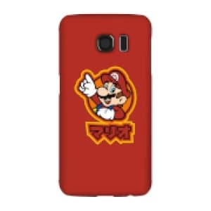 Nintendo Super Mario Mario Kanji Phone Case - Samsung S6 - Snap Case - Gloss