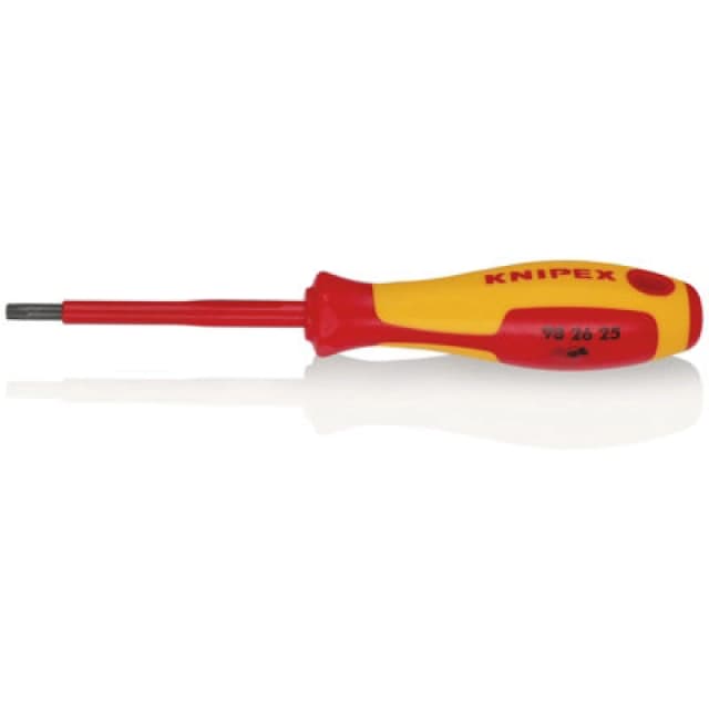 Knipex 98 26 25 Vde Insulated Torx Screwdriver Tx25 X 80mm 34661