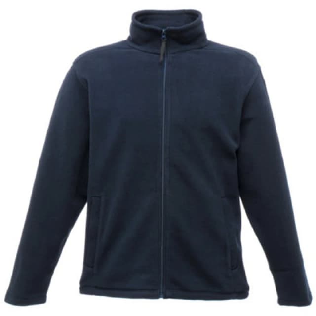 Regatta Professional Mens Plain Micro Fleece Full Zip Jacket (Layer Lite) in Dark Navy Size: Small Dark Navy Male S