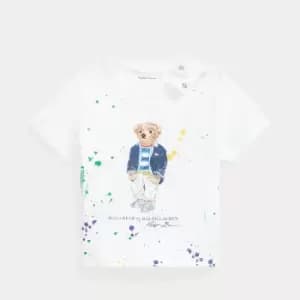 Polo Ralph Lauren Babys' Bear T-Shirt - White - 18 Months - 2 Years
