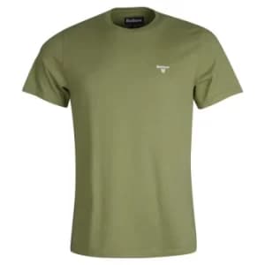 Barbour Mens Sports Tee Burnt Olive Medium