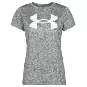Under Armour TECH TWIST BL SSC womens T shirt in Grey. Sizes available:S,M,XS,UK XS,UK S,UK M,UK L,UK XL