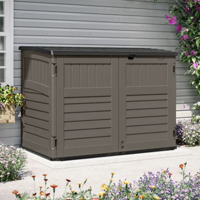 Suncast Stow-Away Large Store - Stone Grey BMS4720SB