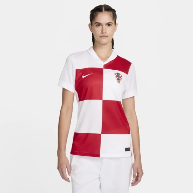 Nike Croatia Home Shirt 2024 Womens - White White 12