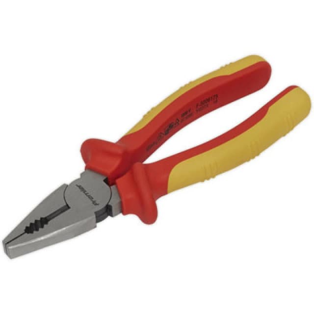 Loops 175mm Combination Pliers - Serrated Jaws - Hardened Cutting Edges - VDE Approved Multi