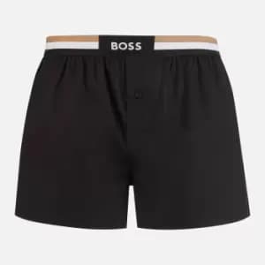 BOSS Bodywear Mens 2-Pack Boxer Shorts - Black - M