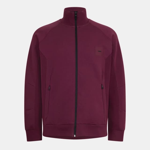 Boss Mens Skaz Rib Short Sleeve Polo Shirt Med Red male S