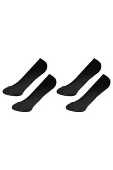 Cotton Rich Liner Socks (4 Pairs)