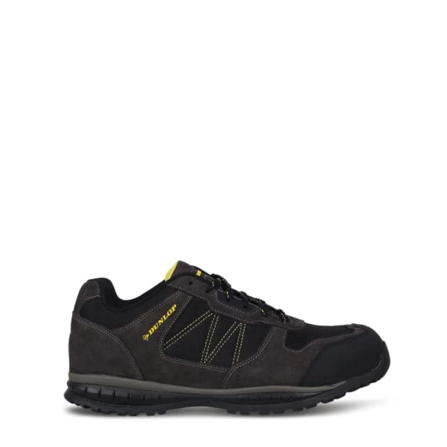 Dunlop Austin Steel Toe Cap Shoes Mens Charcoal/Yellow male 6 (39)