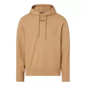 Calvin Klein Jeans Stacked Logo Hoodie - Brown