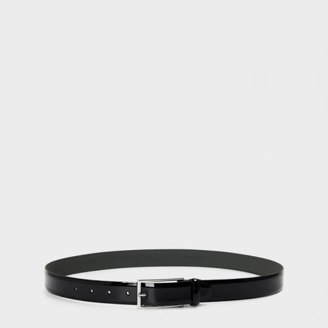 Boss Carmellopa Patent Leather Belt Black male 36R (95cm)