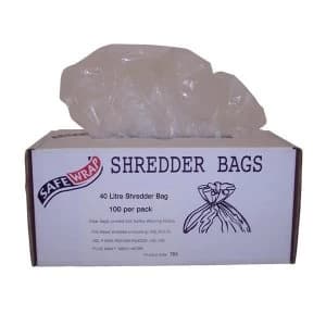 Robinson Young Safewrap Shredder Bags 40 Litre Pack of 100