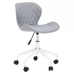 Premier Housewares Brent Home Office Chair, Grey