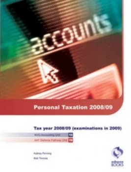 Personal Taxation 2008/09 by Aubrey Penning Book