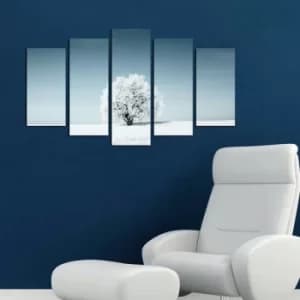 5MF-24 Multicolor Decorative MDF Painting (5 Pieces)