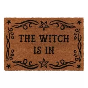 Natural Witch Is In Door Mat