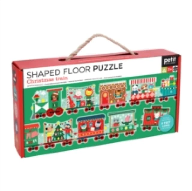 Christmas Train Shaped Floor Puzzle Jigsaw