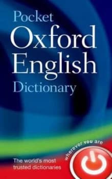 Pocket Oxford English Dictionary by Oxford Dictionaries Hardback