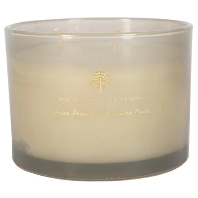 Nicola Spring Soy Wax Scented Candle 350g Green Pomelo & Passion Fruit Grey