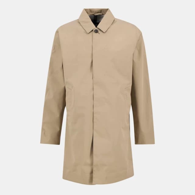 Barbour Mens Lorden Thigh Length Long Sleeve Button Mac Stone ST17 male XL