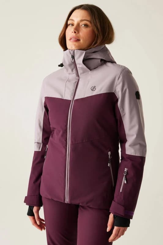 Dare 2b Womens Iced Waterproof Ski Jacket in Lilac Size: 20 Lilac Female 20