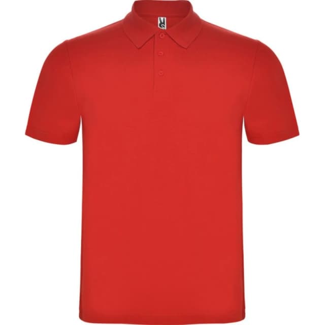 ROLY ROLY Men Austral Short-Sleeved Polo Shirt in Red Size: Small Red S Male 5063527503916